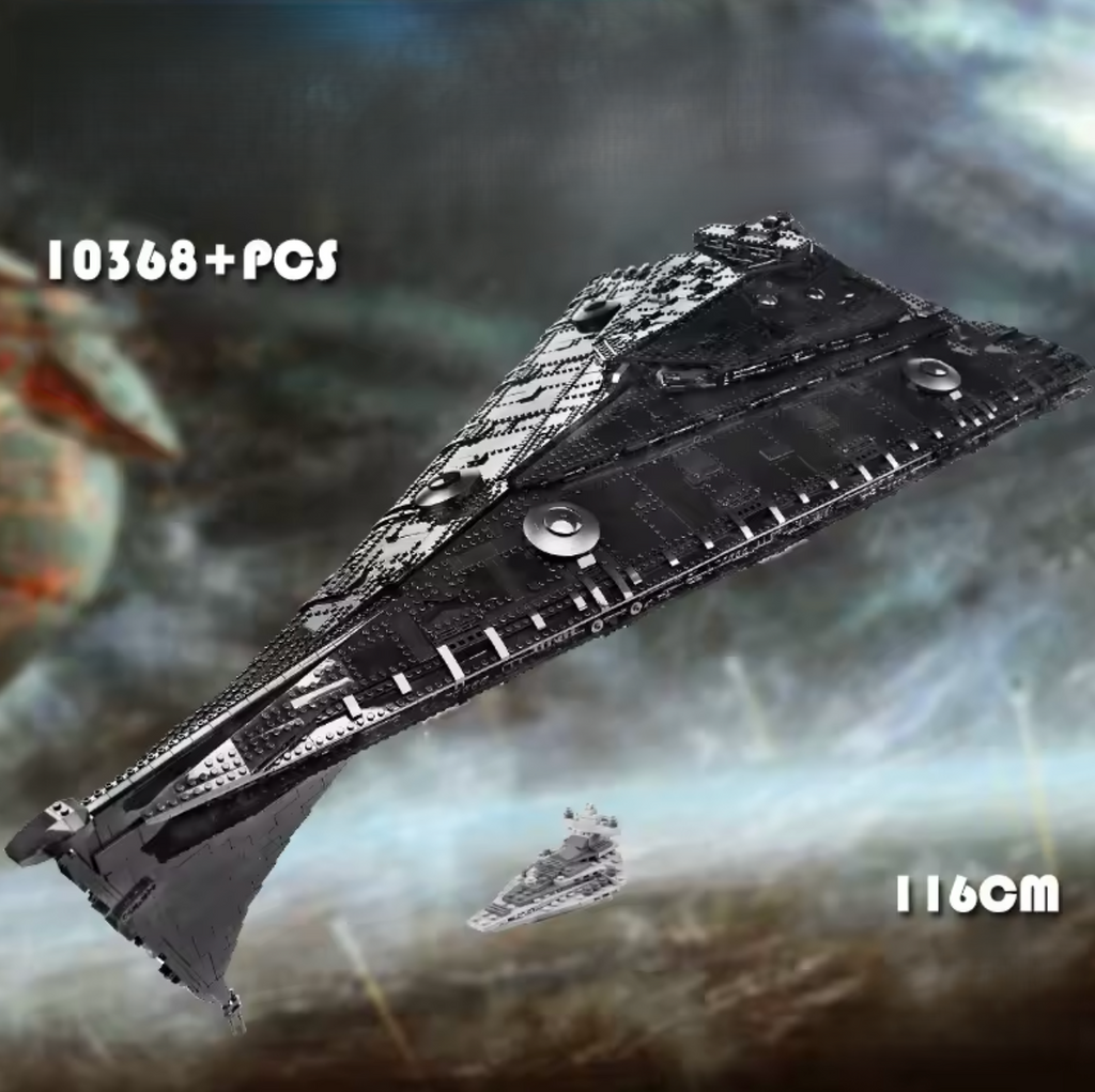 Mould King 21004 Dreadnought Starship Baumodell Set Klemmbausteine 10368 Teile