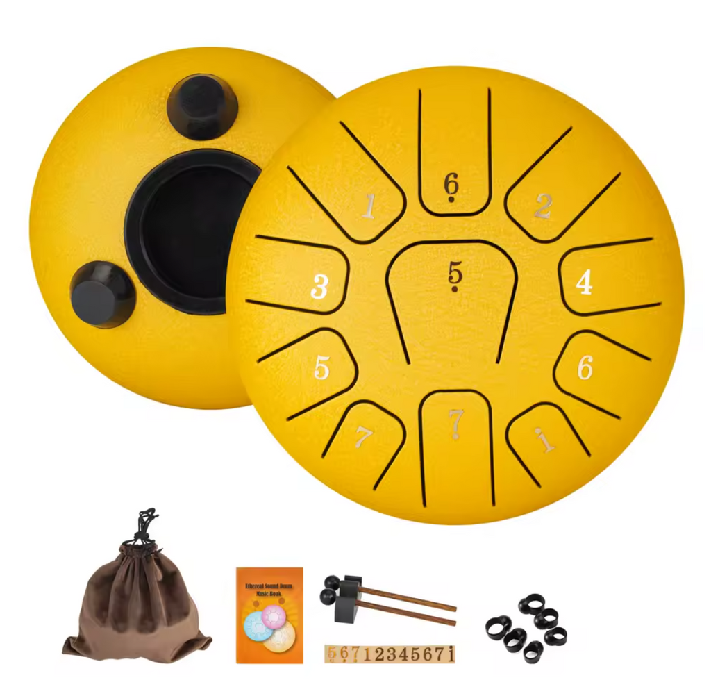 6" Tonheilung Klangschale Tonheilungseinstrument mit 11 Noten 6 Zoll