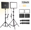 LED Studiolicht mit Stativ Softbox Selfie Lampe Dimmbar Temperatur Einstellbar