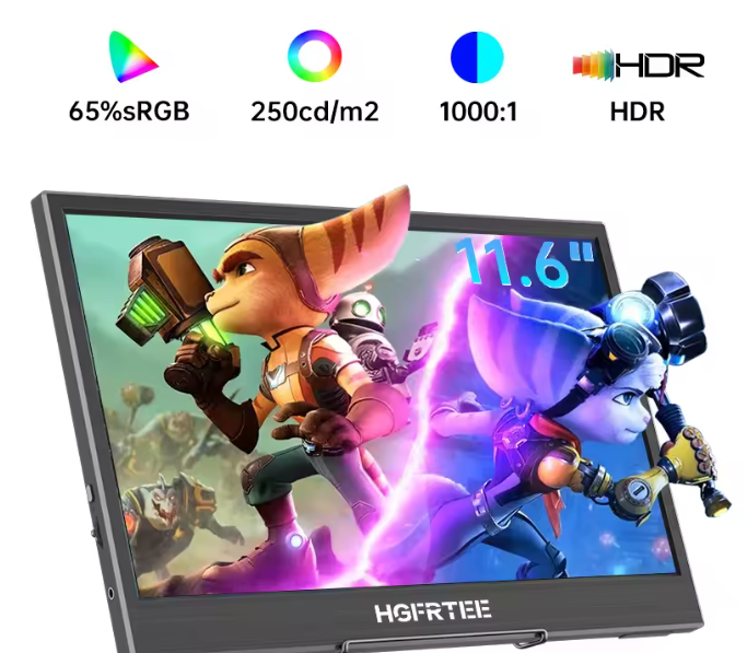 11 Zoll Monitor Bildschirm Display HDMI USB Video PC Gaming