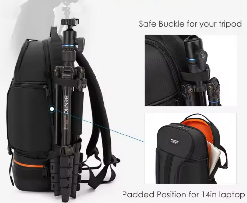 Kamerarucksack Outdoor Rucksack Kameraequipment Wasserresistent Kameratasche