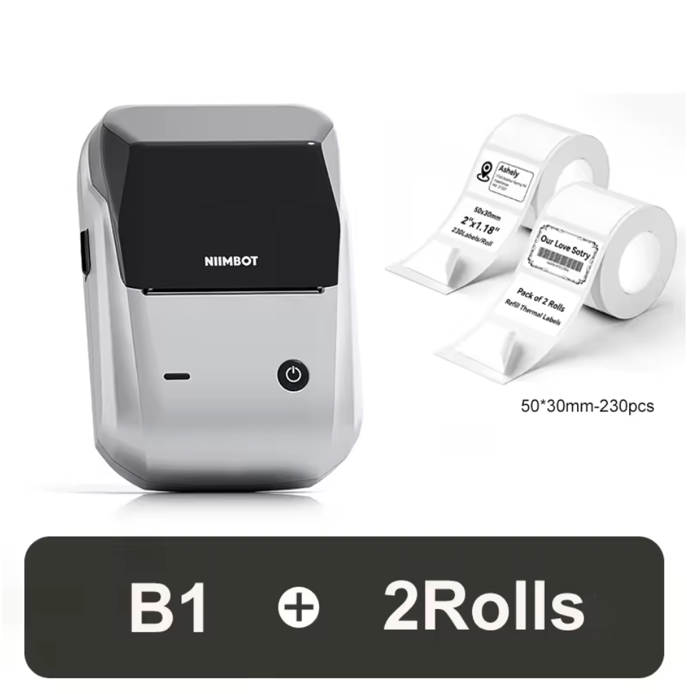 Niimbot B1 Kabelloser Etikettendrucker Bluetooth Thermodrucker Sticker Drucker
