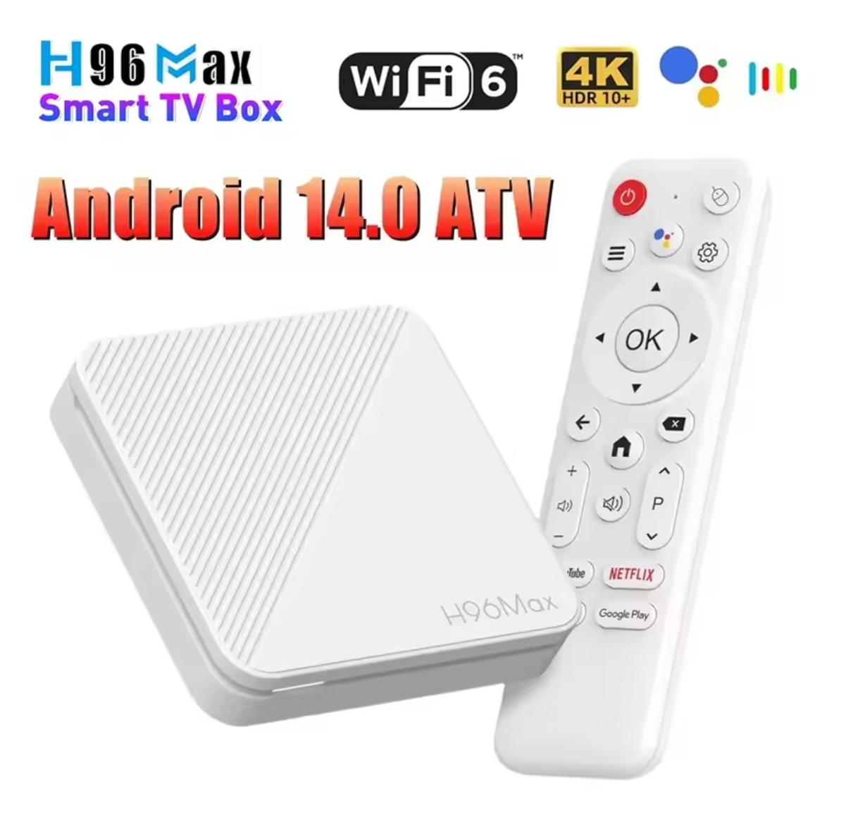 Android Smart TV Box H96 Max 2GB 16GB Ultra HD 4K Media Player WLAN LAN