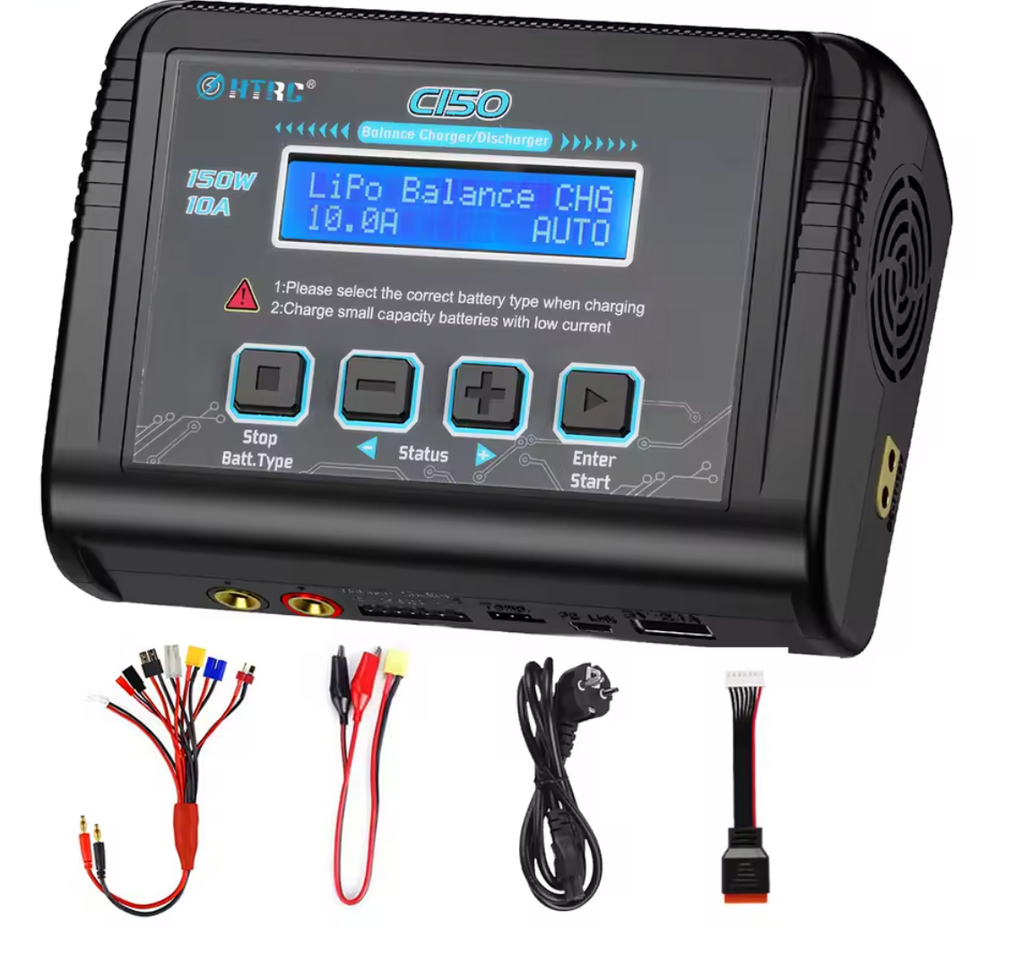 HTRC T240 Duo C150 L6 Duo K6 Pro Ladegerät Modellbau LiPo Li-Ion Charger