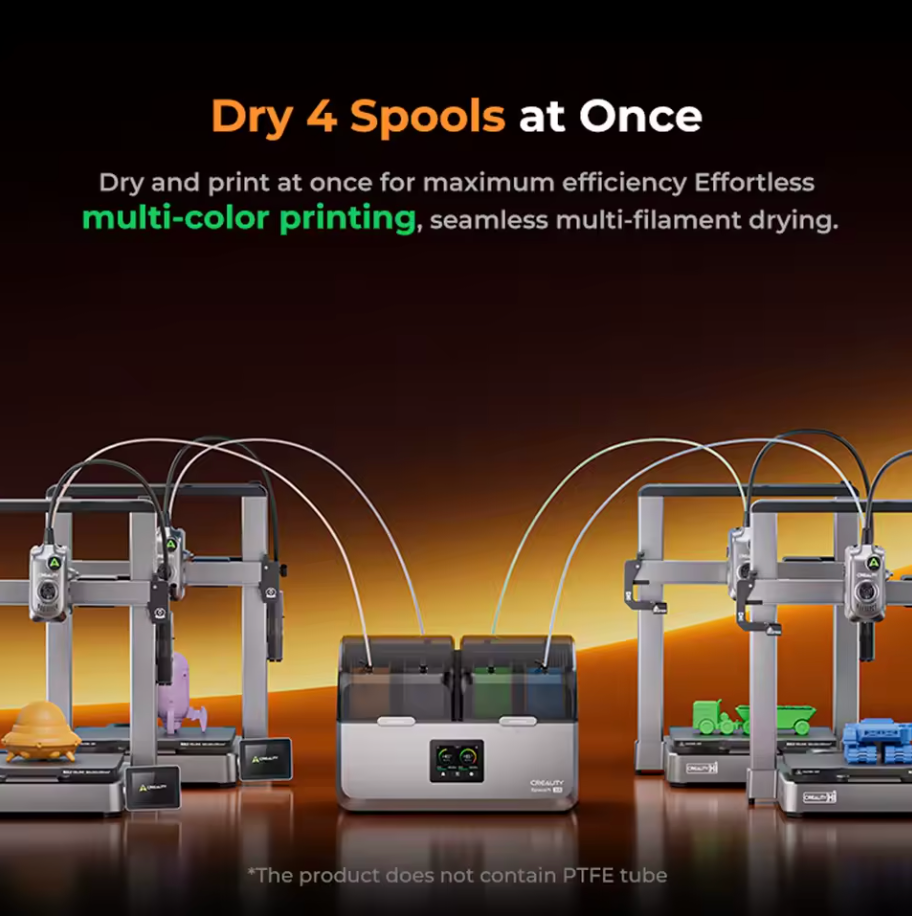 Creality Space Pi X4 Filament-Trockner Filament Trockner 3D Drucker 4 Spulen