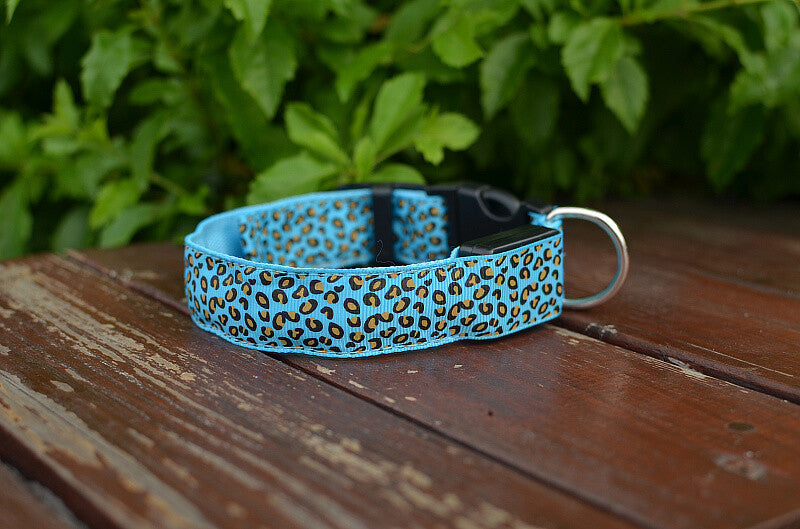Hundehalsband 5 Größen S-M-L-XL LED Leuchthalsband für Hunde 8 Farben Halsband