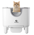 Furoomate Automatische Katzentoilette Katzenklo Selbstreinigung Offen 7L 7 Tage