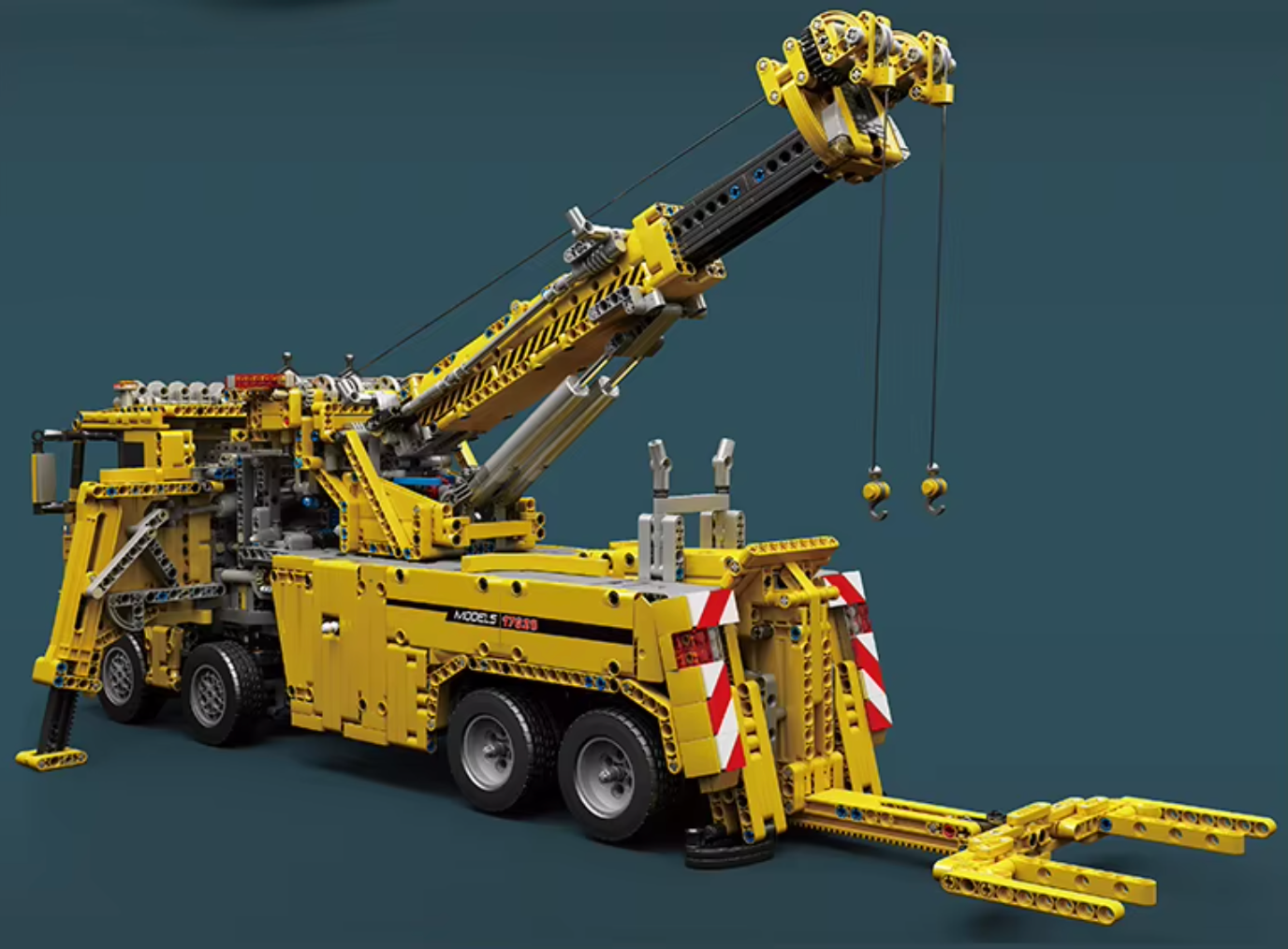 Mould King 17028 Ferngesteuertes RC Feuerwehrauto Rettungsauto 4883 Teile