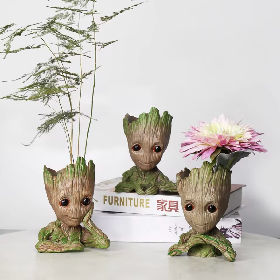 Baby Groot Blumentopf Übertopf Figur Deko Stiftehalter Top Dekoration