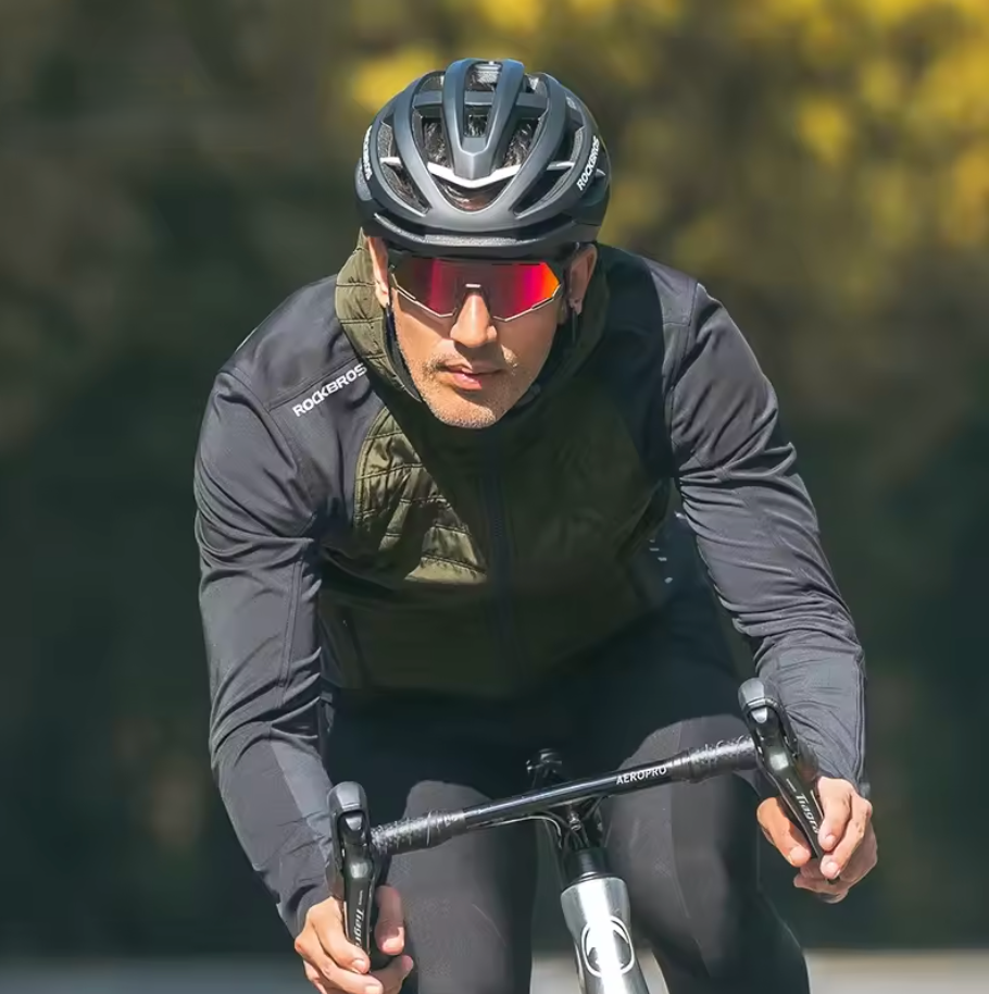 RockBros Radfahren Jacke Winterjacke Thermo Fleece Fahrradjacke Winter