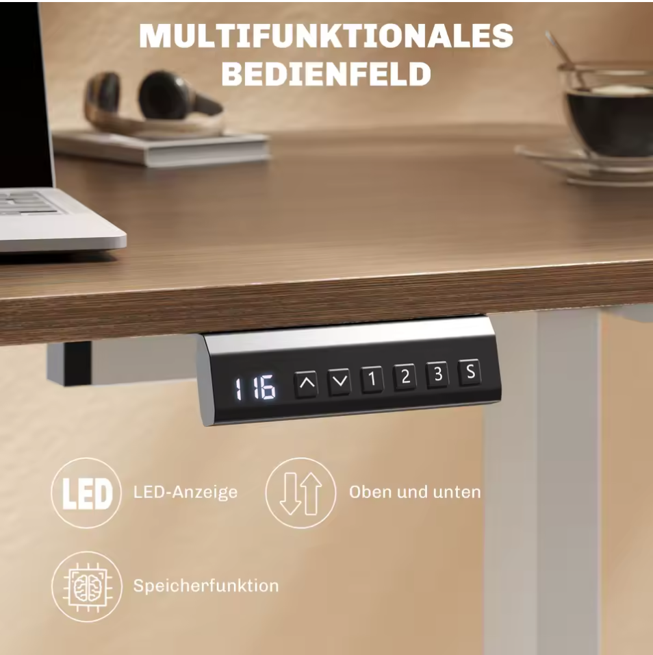 Schreibtischgestell Tischgestell Bürotisch Gestell elektrisch höhenverstellbar