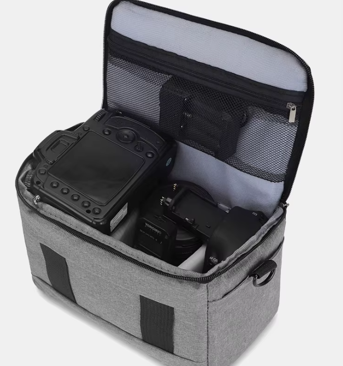 Fototasche für Spiegelreflexkameras DSLR Groß XL Kameratasche mit Tragegurt