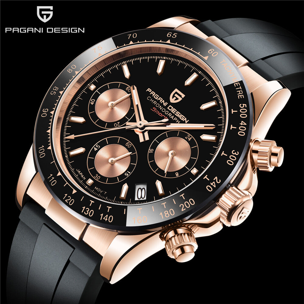 Pagani Design PD-1644 Uhr Chronometer Herrenuhr Männer Seiko VK63 Quartz