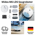 Midea M6 LDS Saugroboter Staubsauger Wischfunktion LDS WLAN 2000Pa