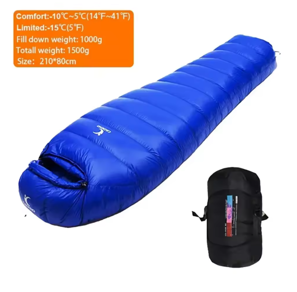 Schlafsack Mumienschlafsack Winter -20 Grad Comfort Camping Zelt Baumwolle