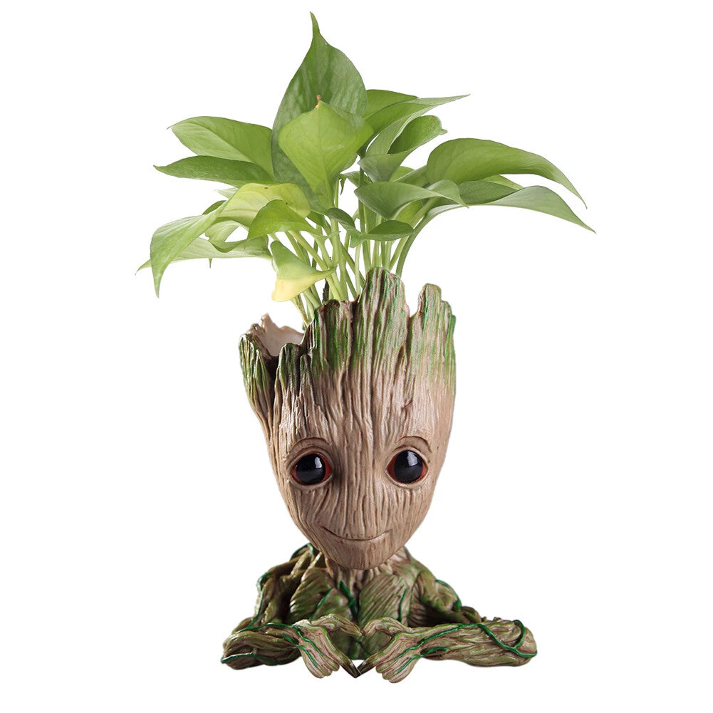 Baby Groot Blumentopf - Übertopf Groß Aquarium Deko Figur Stiftehalter Marvel[2]