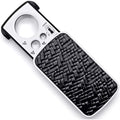 90x 60x 30x Juwelierlupe Taschenlupe Vergrößerungsglas mit LED Lupe mit UV-Licht