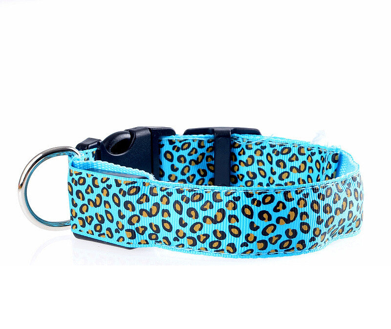 Hundehalsband 5 Größen S-M-L-XL LED Leuchthalsband für Hunde 8 Farben Halsband