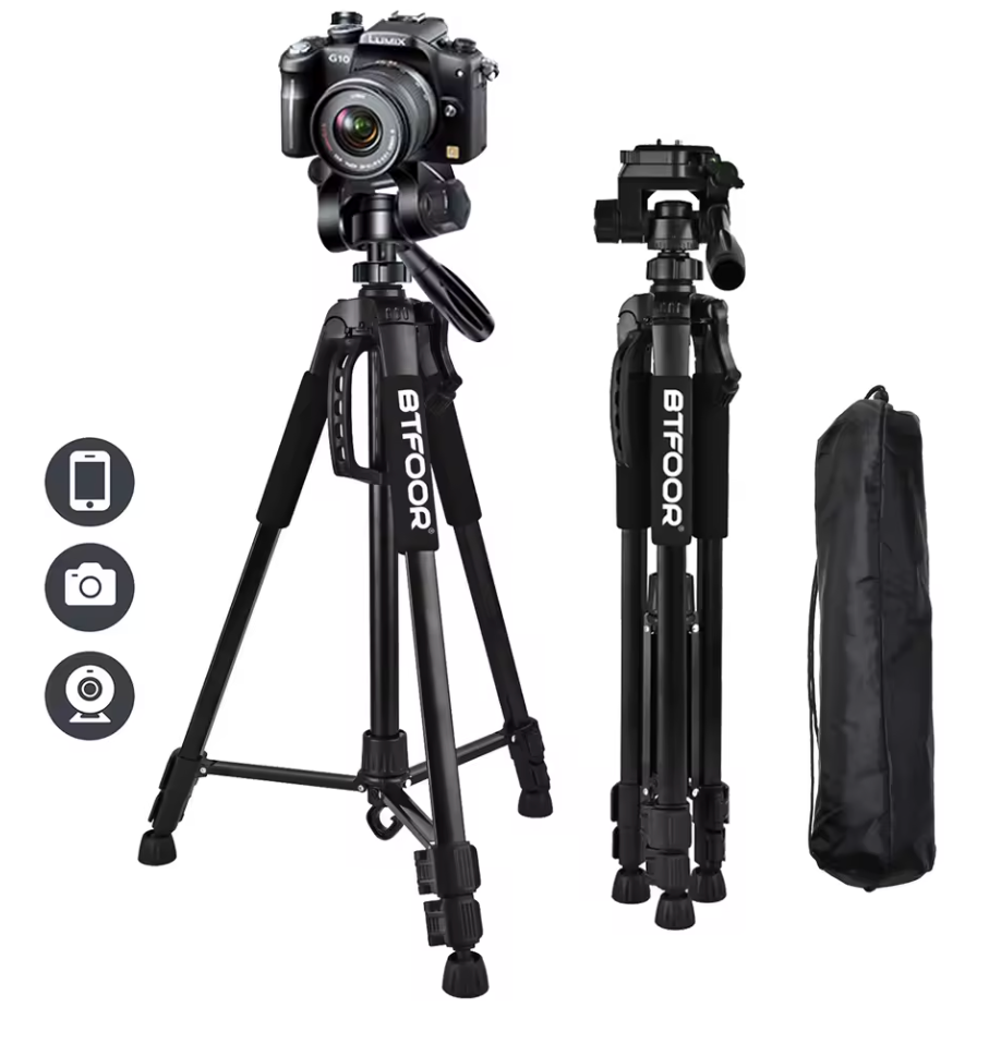 150cm Kamerastativ Tripod Stativ Smartphone Halterung Kamera Adapter Handy