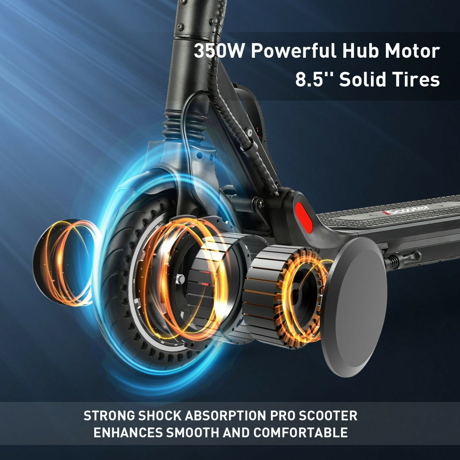 E-Scooter Elektroroller Faltbar Escooter Elektro Roller 8,5 Zoll iScooter M5 PRO