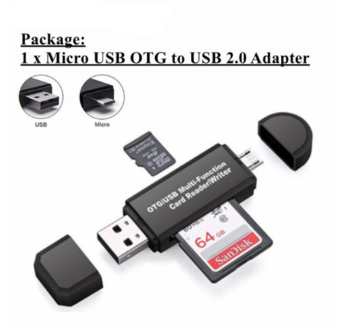 Kartenleser Speicherkartenleser Micro SD Card Reader Micro USB 2.0 OTG Adapter