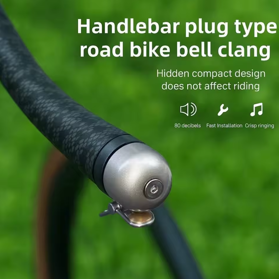 Rockbros Fahrradklingel Lenker Steckbar 80dB laut Fahrrad Klingel