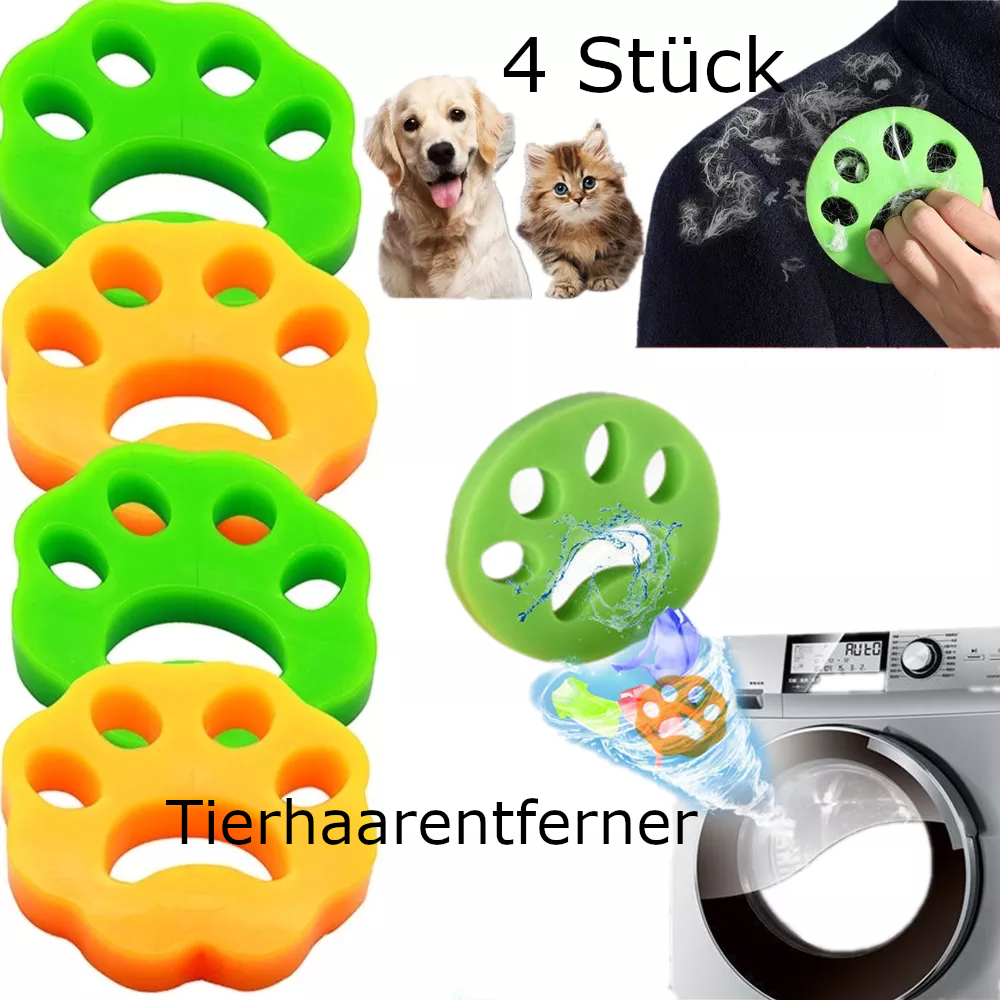 1-4x Haarentferner Waschmaschine Fellentferner Tierhaarentferner Haarentfernung