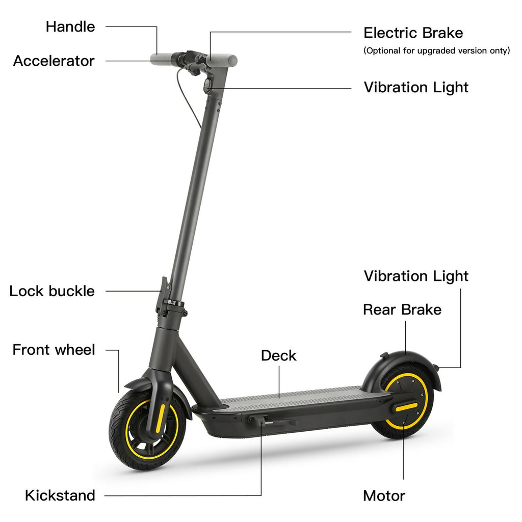 E-Scooter Elektroroller Faltbar Escooter Elektro Roller 10 Zoll Scooter MAX G30