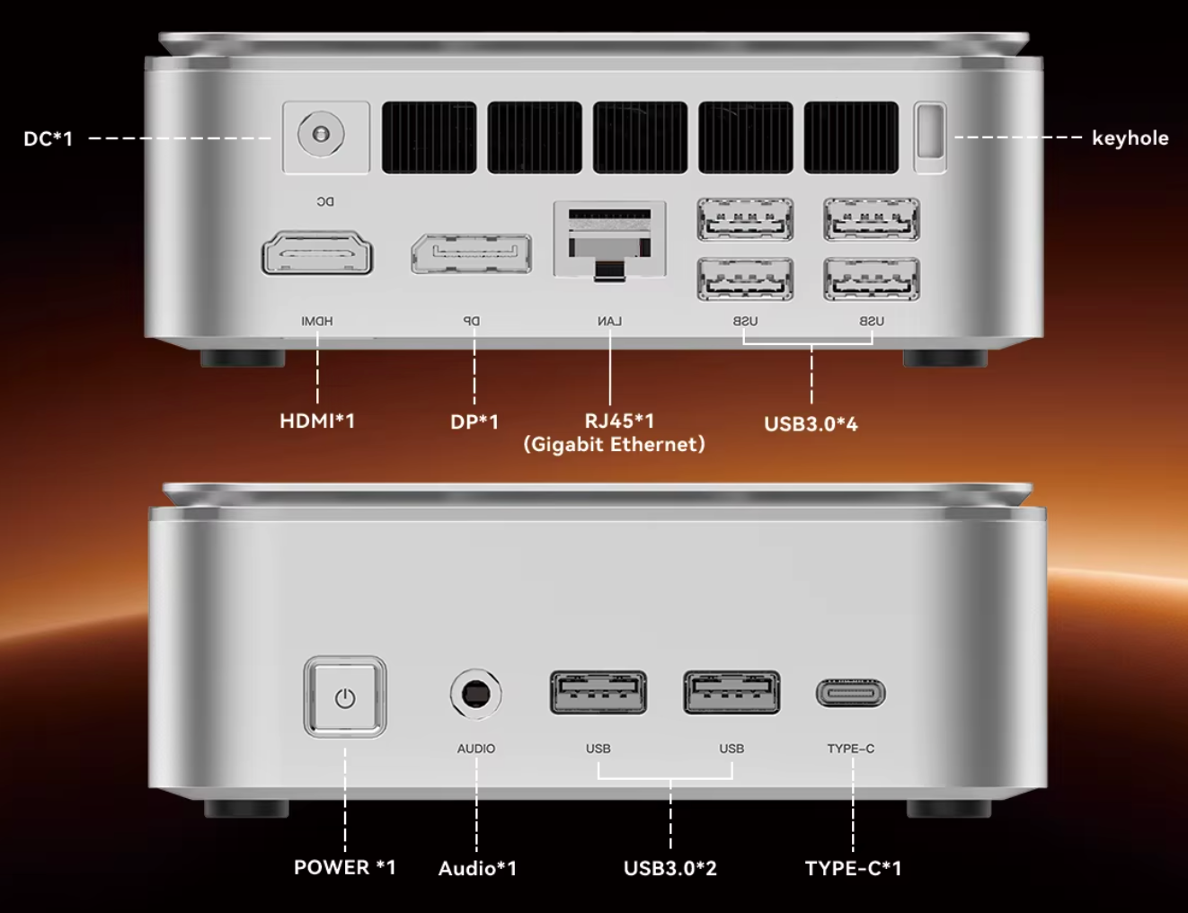 Soyo S4 Air Mini PC AMD Ryzen 7 6850U 16GB RAM DDR5  512GB M.2 SSD NVME Win11