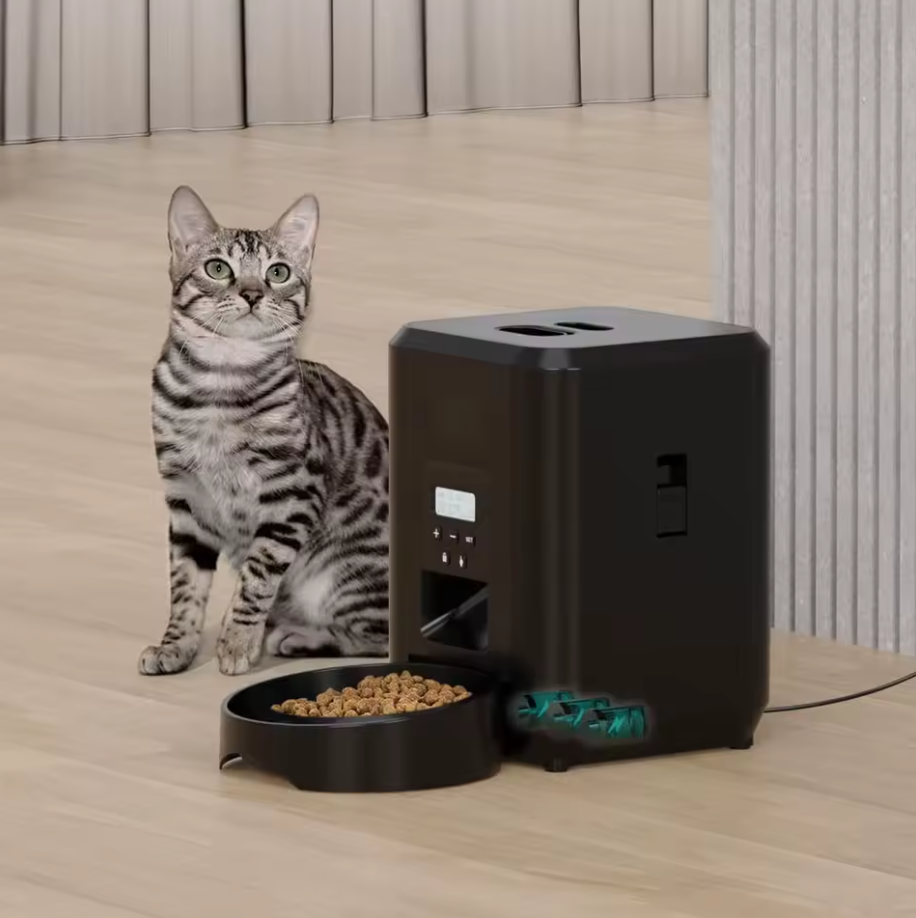 Futterautomat Katze Hund Automatischer Futterspender für Katze und Hund