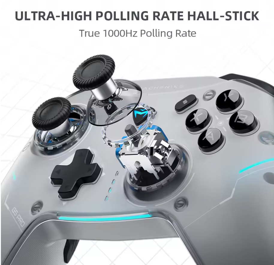 Machenike G5Pro Max SE Gaming Controller PC TV Switch 1000Hz Hall Effect Gimbal