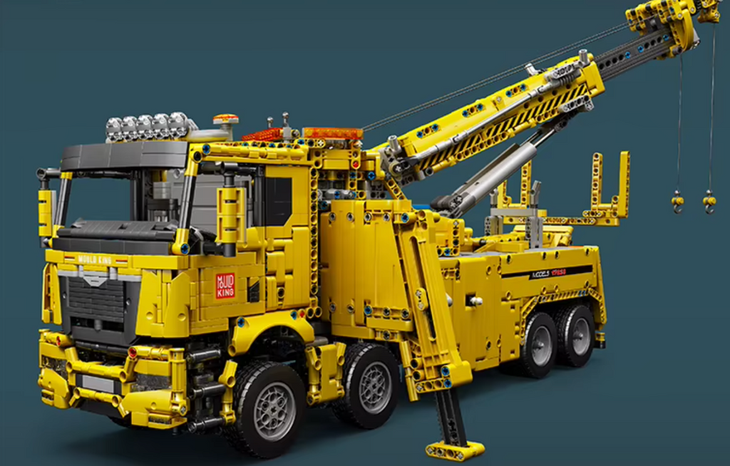 Mould King 17028 Ferngesteuertes RC Feuerwehrauto Rettungsauto 4883 Teile