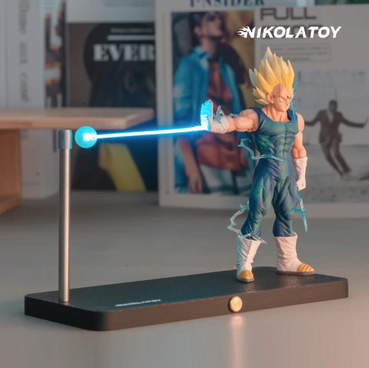 Nikolatoy Dragon Ball Vegeta Lampe Kamehameha Magnetisch LED Nachtlampe