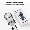 Dive Case für Insta360 X3 Invisible Divecase Tauchgehäuse 40M Schutzhülle