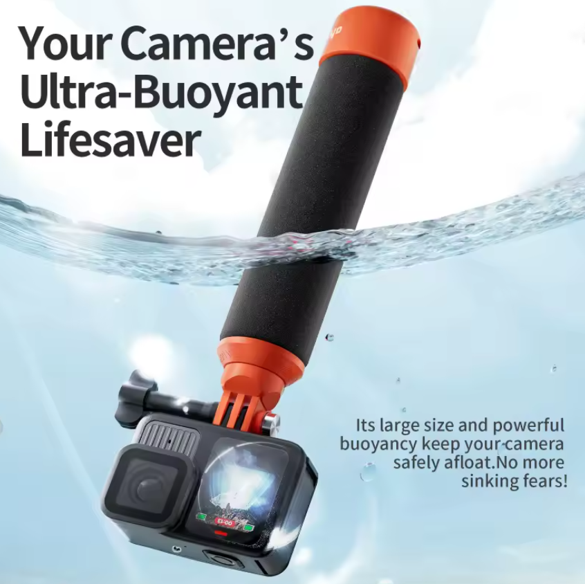 Schwimmender Handgriff Action Kamera für Insta360 X3 X4 X5 DJI Osmo Action GoPro