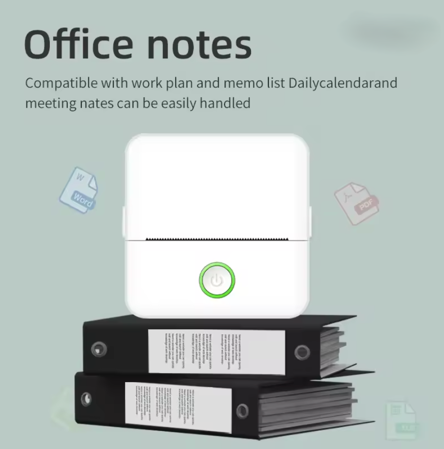 Mini Drucker Handy Bluetooth Fotodrucker Sticker Drucker Thermodrucker