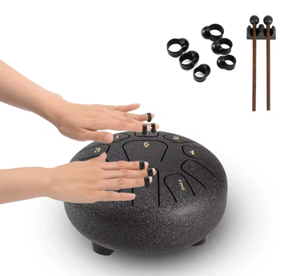 6" Tonheilung Klangschale Tonheilungseinstrument mit 11 Noten 6 Zoll