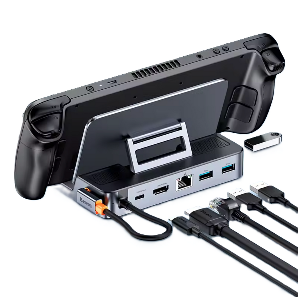 Baseus USB-C Dockingstation 6-in-1 für Steam Deck Nintendo Switch ROG Ally