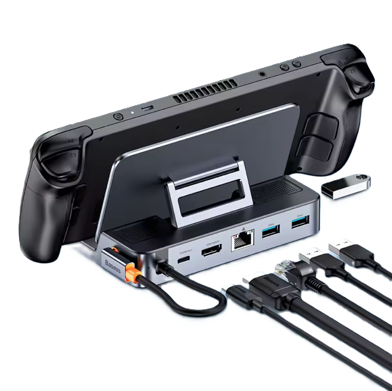 Baseus USB-C Dockingstation 6-in-1 für Steam Deck Nintendo Switch ROG Ally