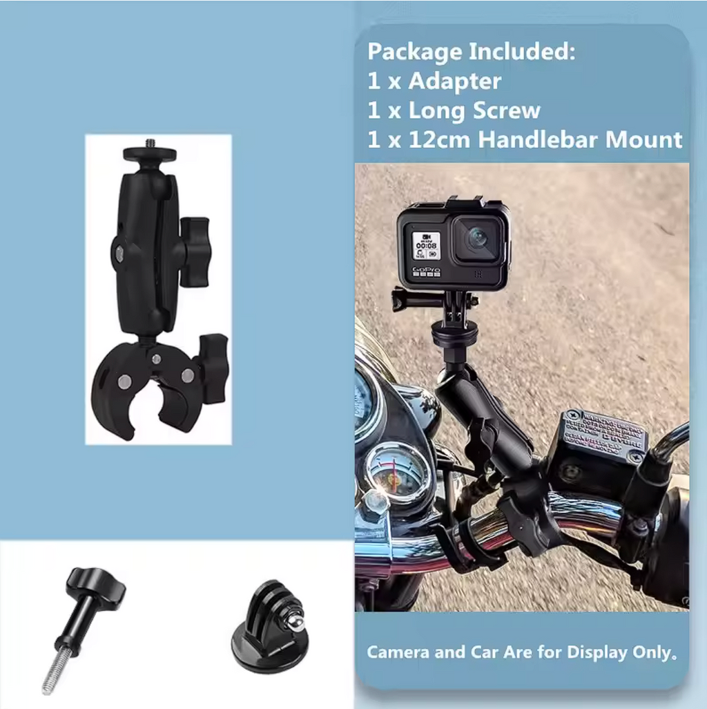 Fahrrad Motorrad Kamerahalterung Universal Actioncam Halterung Insta360 DJI Osmo