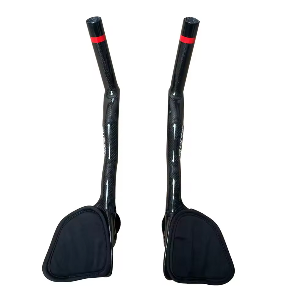 Fahrrad Triathlon Lenkeraufsatz Aerobar Auflieger Armaufleger Carbon Kohlefaser