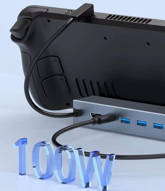 5 in 1 USB-C Dockingstation für Steam Deck Nintendo Switch ROG Ally