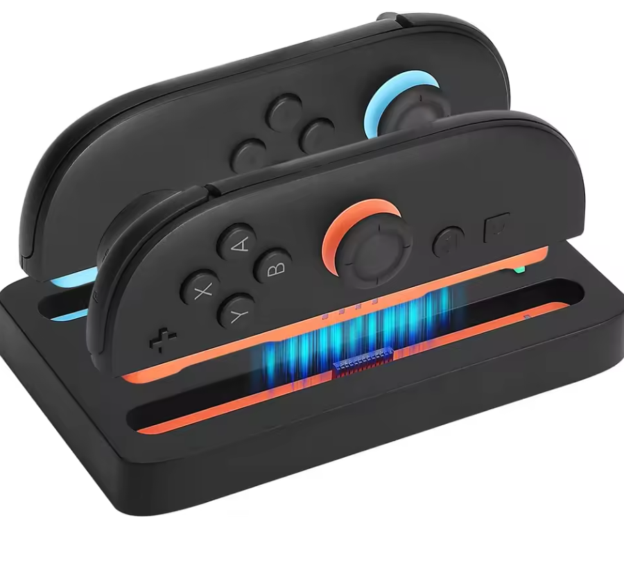 Ladestation für Nintendo Switch 2 Joycons Dock Ladestation mit LED Anzeige USB-C