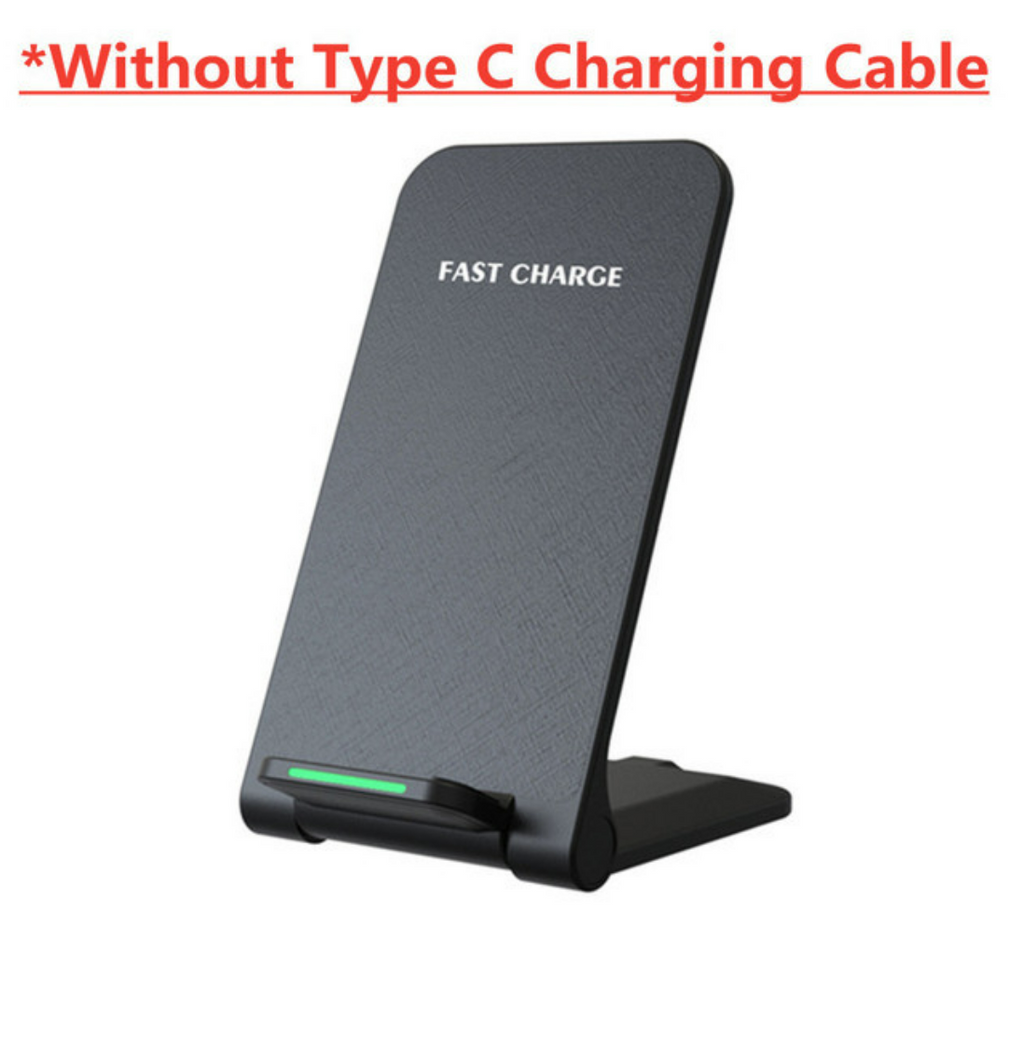 40W Wireless Fast Charger Ladegerät Stand Pad Für Samsung Apple iPhone Android
