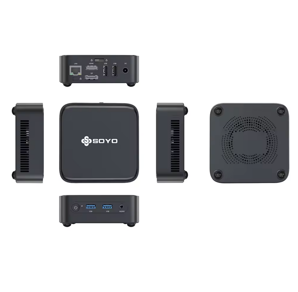 Soyo M4 Plus2 Mini PC Intel N150 CPU 16GB DDR5 Ram 512GB M.2 SSD Win11