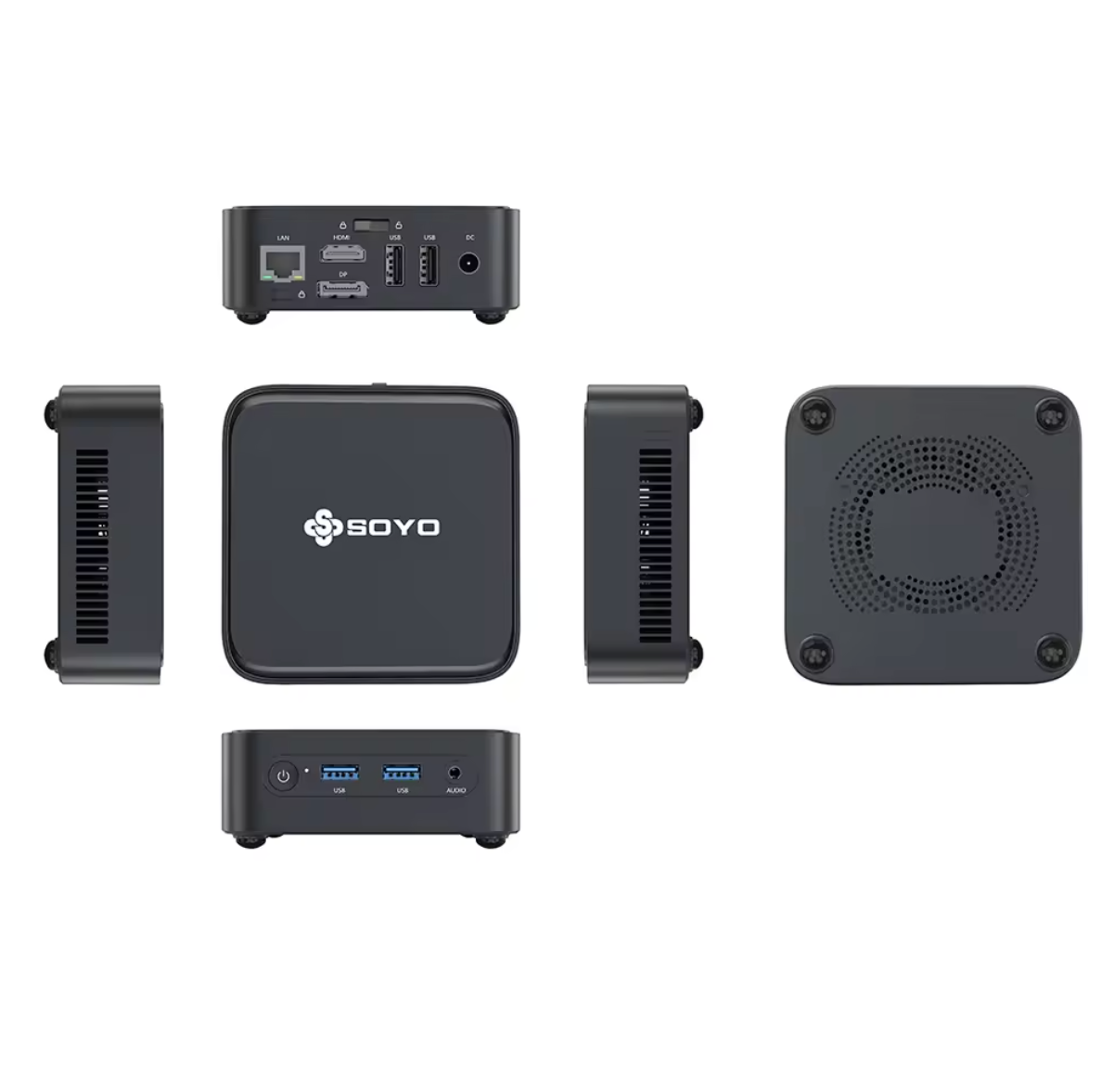 Soyo M4 Plus2 Mini PC Intel N150 CPU 16GB DDR5 Ram 512GB M.2 SSD Win11