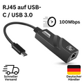 USB-C auf Ethernet Adapter-Kabel Gigabit LAN Netzwerk-Adapter Typ C zu RJ45 Mac
