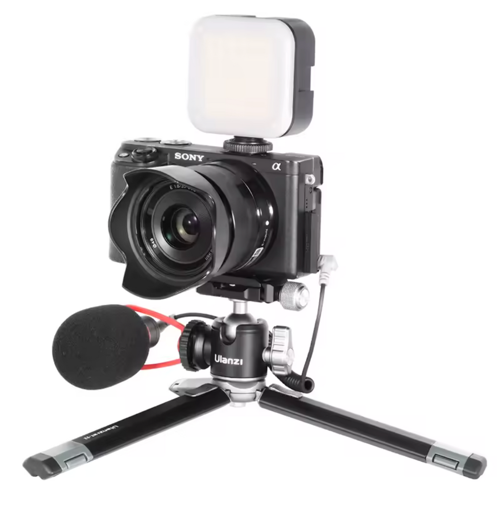Ulanzi MT-24 Tischstativ Vlogstativ Kameragriff 360° Rotation Kugelkopf Stativ