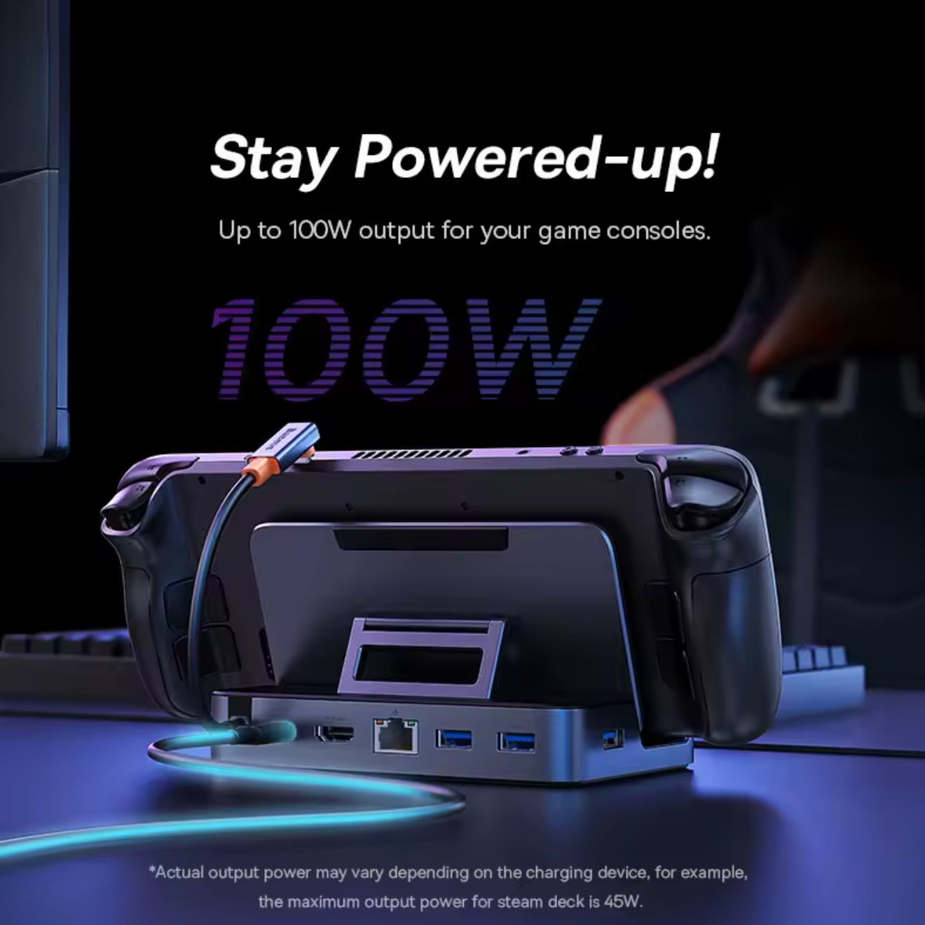 Baseus USB-C Dockingstation 6-in-1 für Steam Deck Nintendo Switch ROG Ally