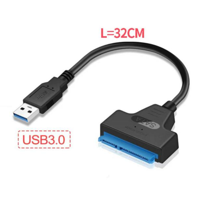SATA USB 3.0 Adapter Kabel für 2.5 Zoll HDD SSD Festplatten mit UASP Support NEU